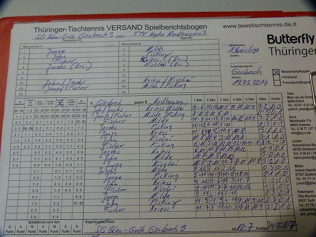 Pure Dramatik im Tischtennis