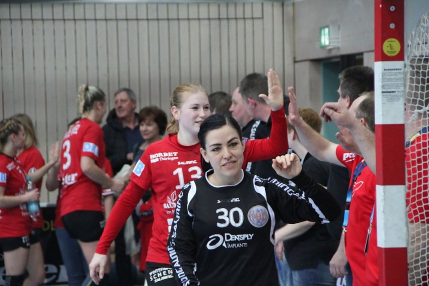 Der Th&uuml;ringer Handballclub gegen Rostov-Don in der Wiedigsburghalle Nordhausen