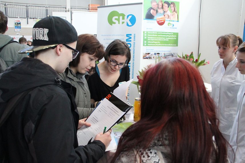 Gut besucht - das 18. Forum Berufsstart in der Nordh&auml;user Wiedigsburghalle