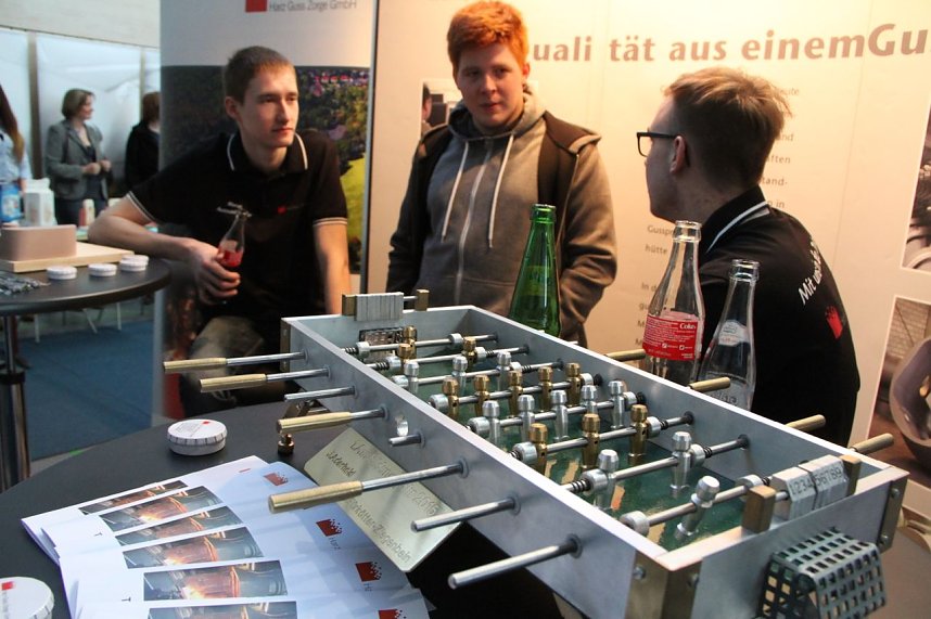 Gut besucht - das 18. Forum Berufsstart in der Nordh&auml;user Wiedigsburghalle