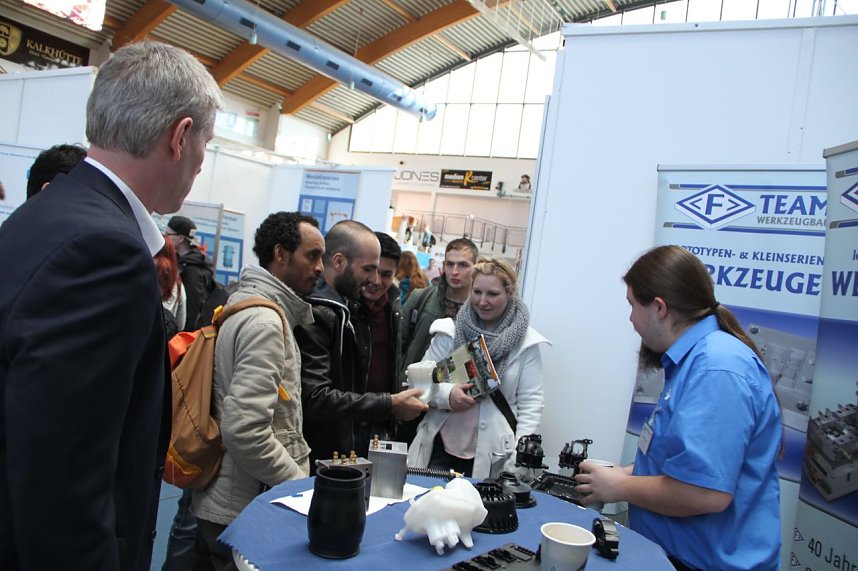 Gut besucht - das 18. Forum Berufsstart in der Nordh&auml;user Wiedigsburghalle
