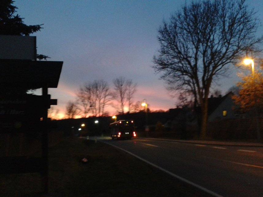 Sonnenuntergang im S&uuml;dharz