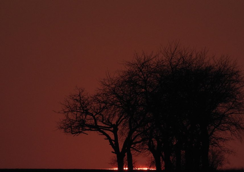 Sonnenuntergang am Donnerstag