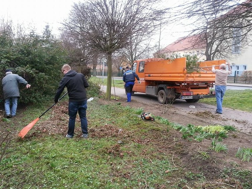 Fr&uuml;hjahrsputz in Heringen