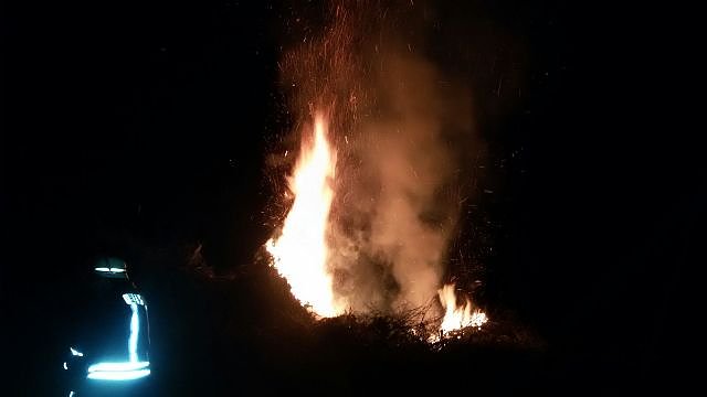 Vorzeitiges Osterfeuer