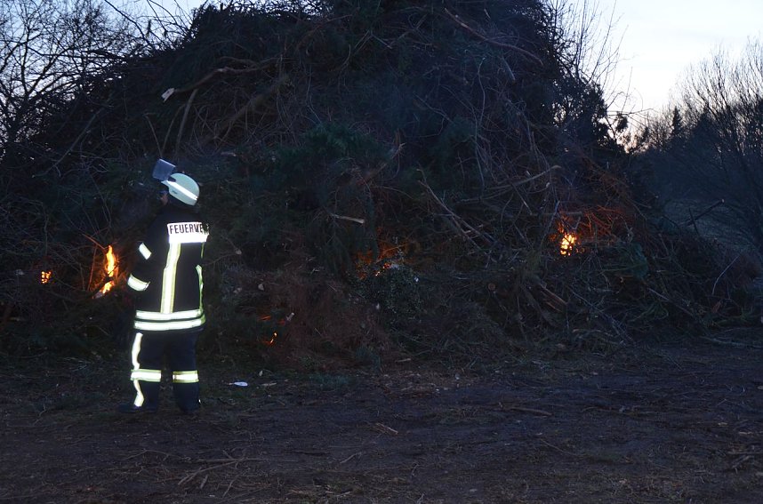Osterfeuer in Buchholz