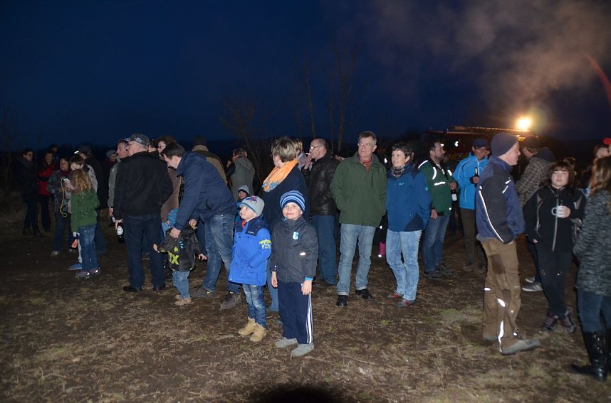 Osterfeuer in Buchholz