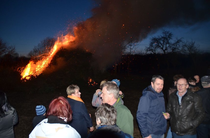 Osterfeuer in Buchholz