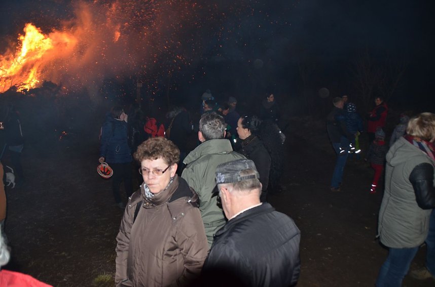 Osterfeuer in Buchholz