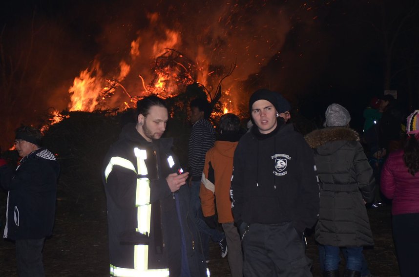 Osterfeuer in Buchholz
