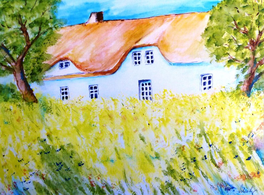 In Ellrich zu sehen: Aquarelle von Frau Dr. Scholz