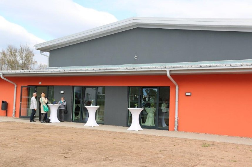 In Ellrich wurde heute die neue Mehrzweckhalle nach gut einem Jahr Bauzeit er&ouml;ffnet