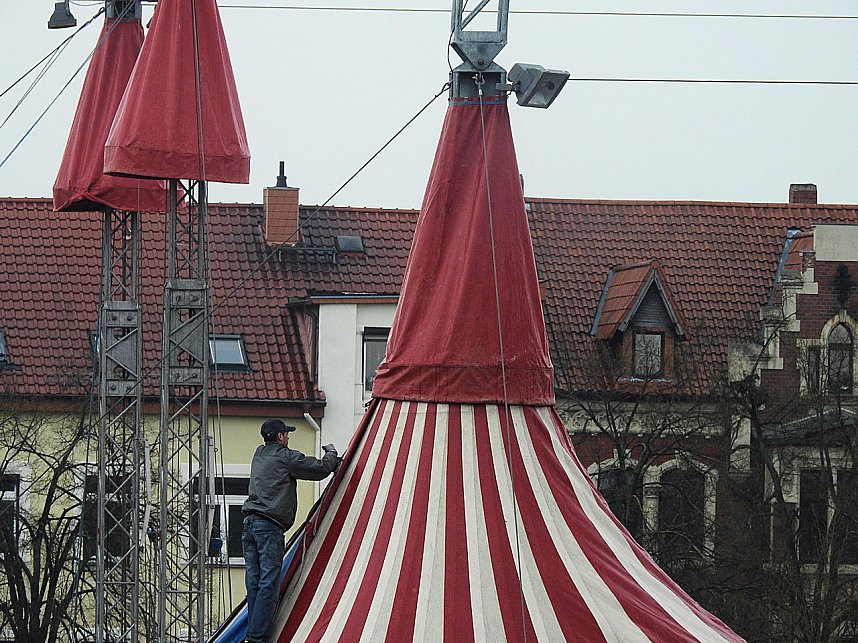 Der Zirkus ist angekommen