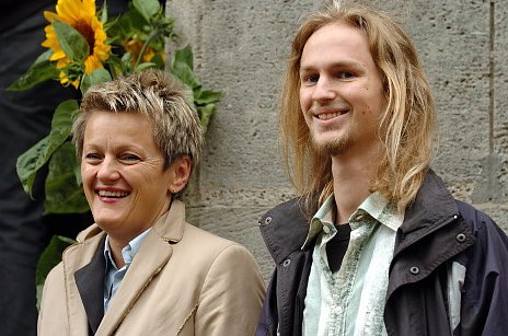 August: Renate K&uuml;nast besucht Nordhausen