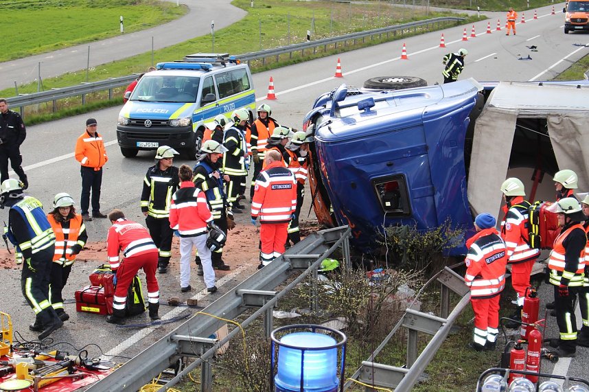 Unfall auf der A 38