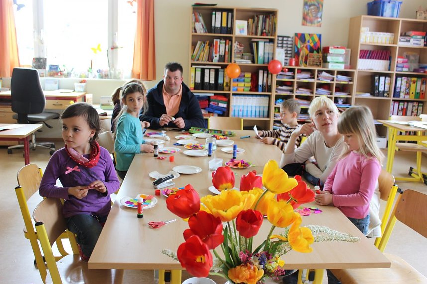 Offene T&uuml;ren in der evangelischen Grundschule in Nordhausen