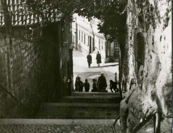 Wassertreppe von oben