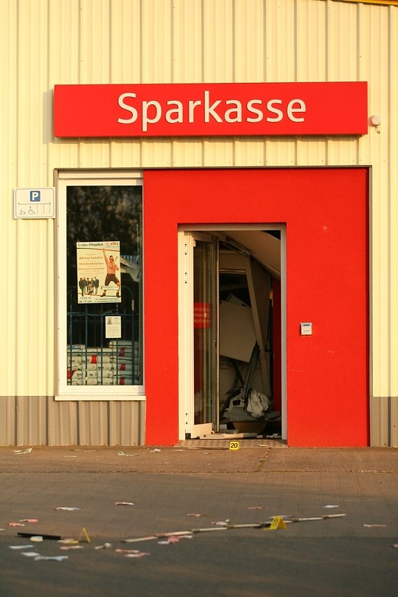 Geldautomat gesprengt