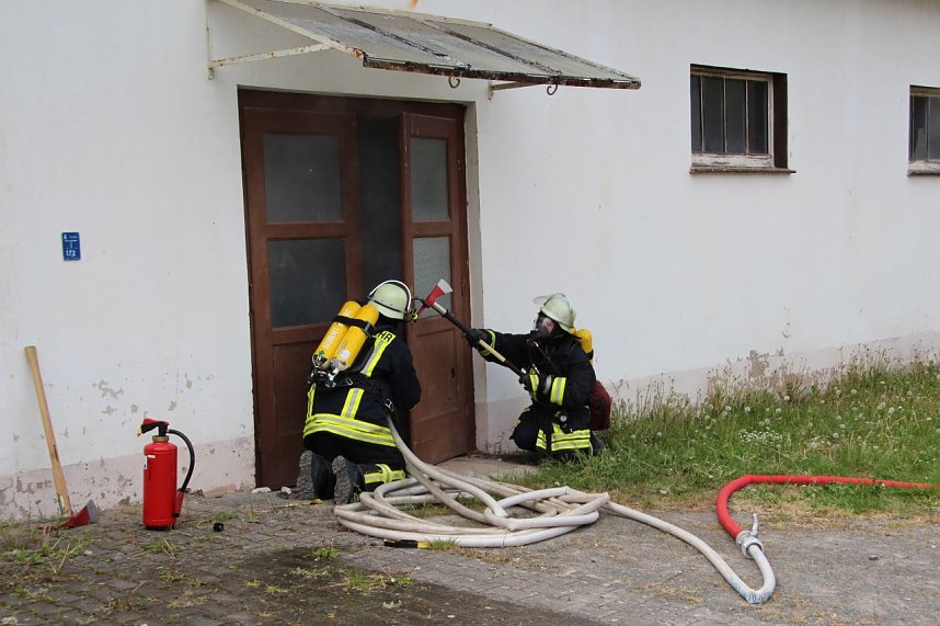 Hohensteiner Feuerwehren &uuml;bten