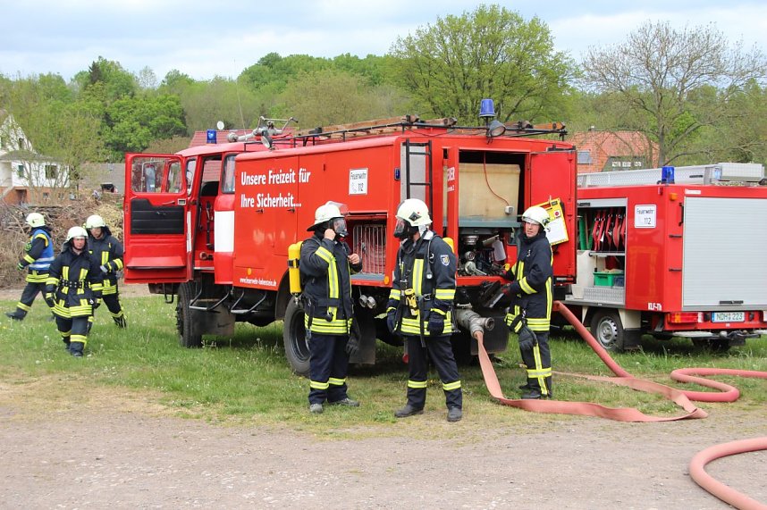 Hohensteiner Feuerwehren &uuml;bten