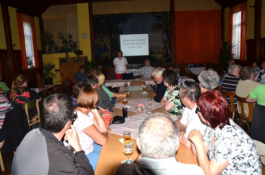 Einwohnerversammlung in Buchhholz