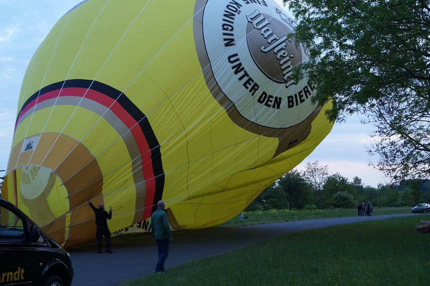 Hei&szlig;luftballon &uuml;ber Nordhausen