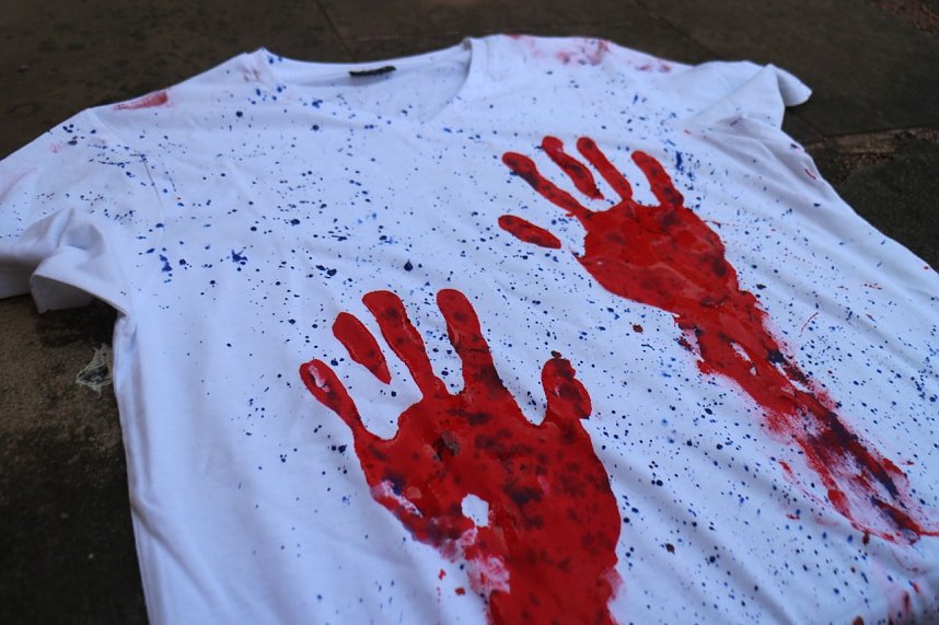 Actionpainting an der Jugendkunstschule