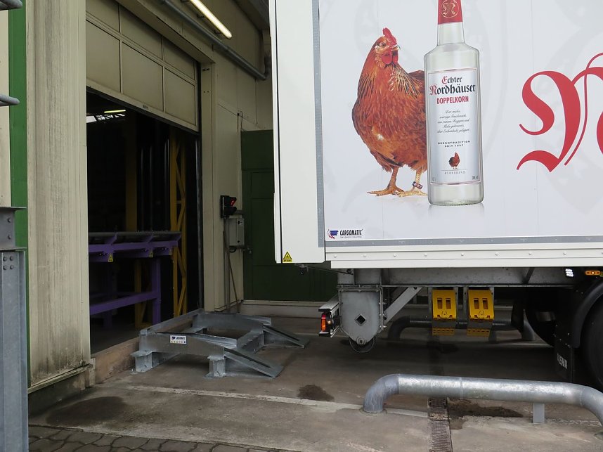 Das Shuttle f&auml;hrt an die Rampe