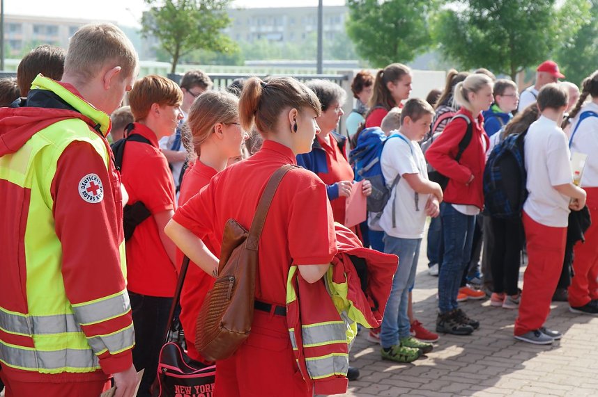 Wettbewerb des Jugendrotkreuz im Landkreis Nordhausen