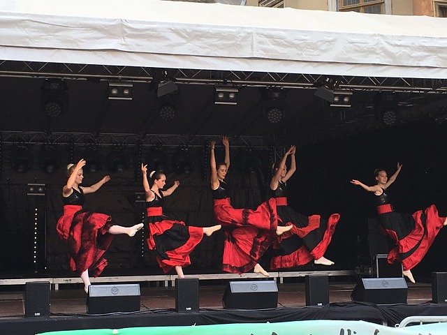 Tanzstudio Radeva beim Residenzfest in Sondershausen