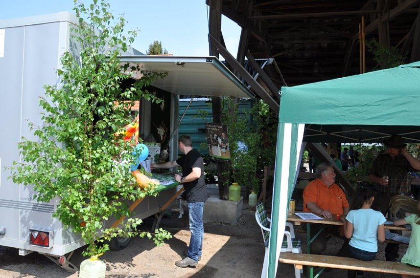 Erster Auftritt f&uuml;r das Infomobil der Kreisj&auml;gerschaft