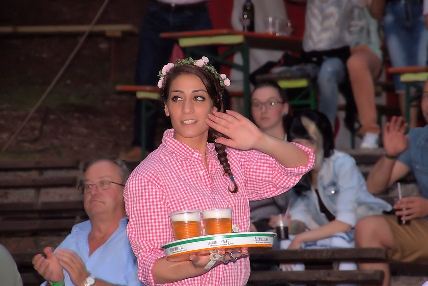 Die Randfichten auf der Waldb&uuml;hne in Hesserode