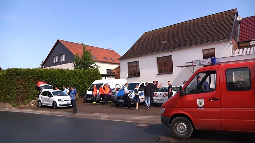 Die Evakuierung von Leimbach und Steigerthal l&auml;uft