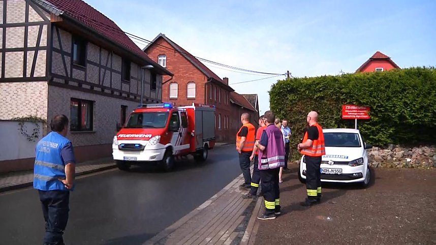 Die Evakuierung von Leimbach und Steigerthal l&auml;uft