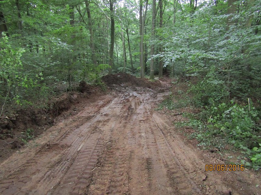 Am Ort der Sprengung