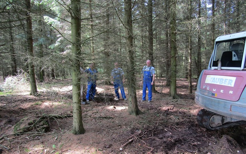 Am Ort des Geschehens