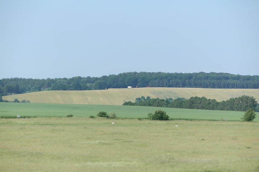 Die Sprengung einer Bombe