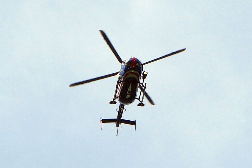 Die Sprengung einer Bombe