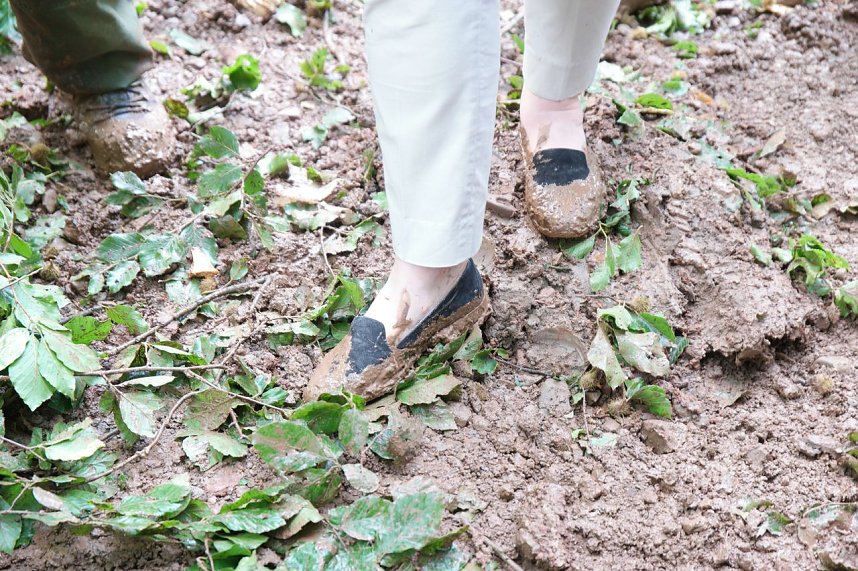 Die Schuhe einer B&uuml;rgermeisterin