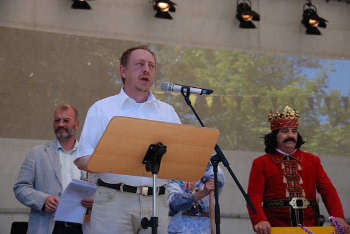 &Uuml;bergabe des Roland in Gold