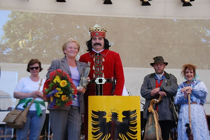 &Uuml;bergabe des Roland in Gold