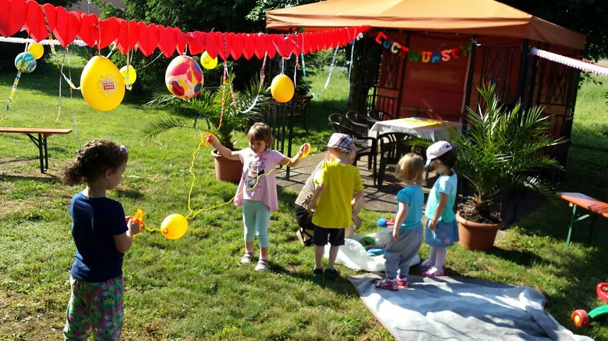 Kinderfest bei Familie Schreiber in Heringen