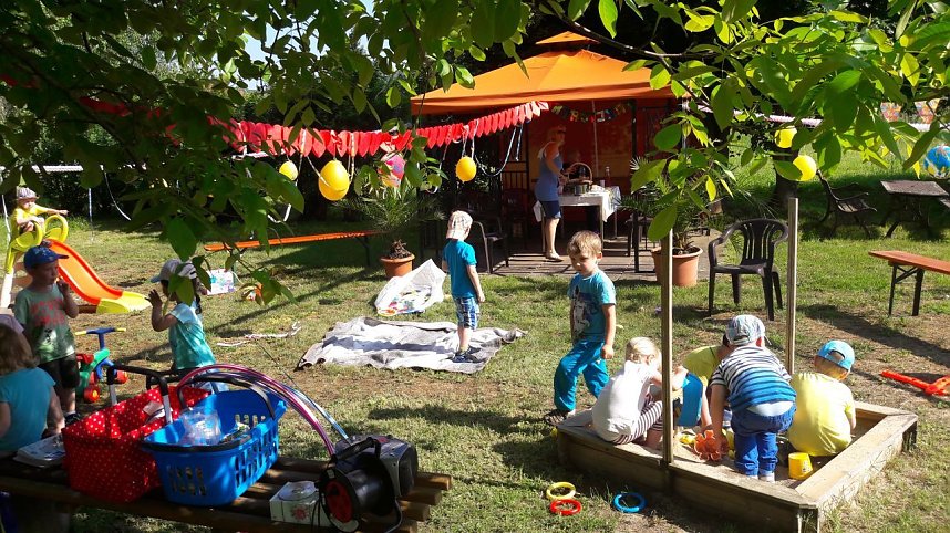 Kinderfest bei Familie Schreiber in Heringen