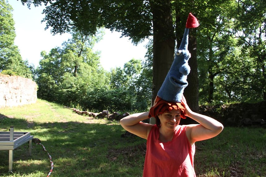Proben auf dem Burgberg - am Samstag ist es soweit - Ritter Rost feiert auf dem Ilfelder Burgberg Geburtstag