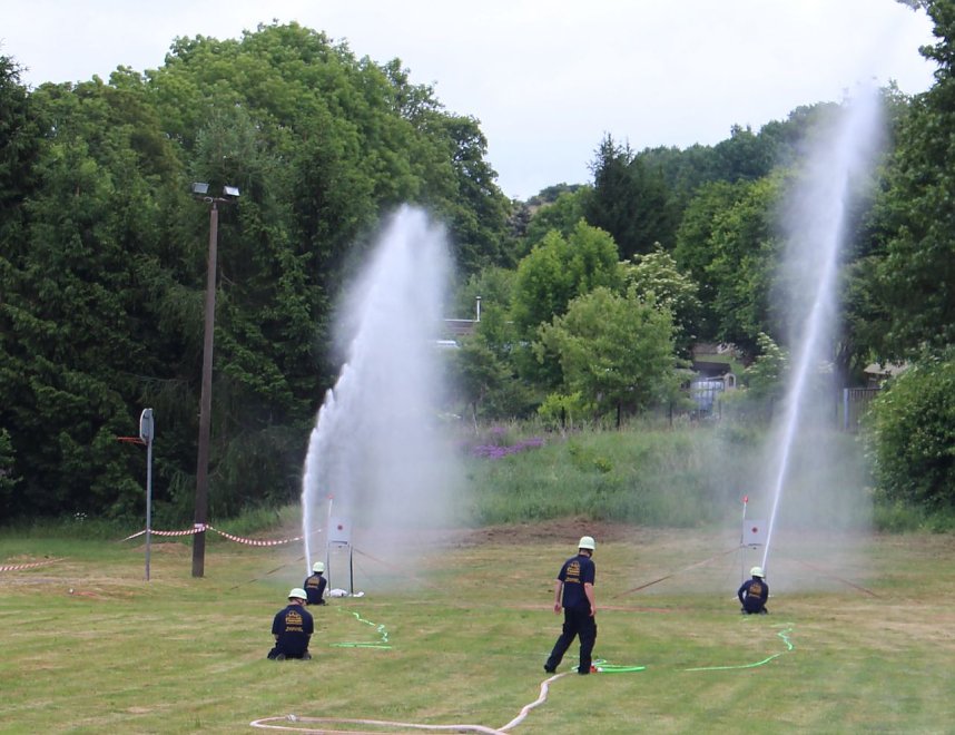 Pokallauf der Feuerwehren in Neustadt