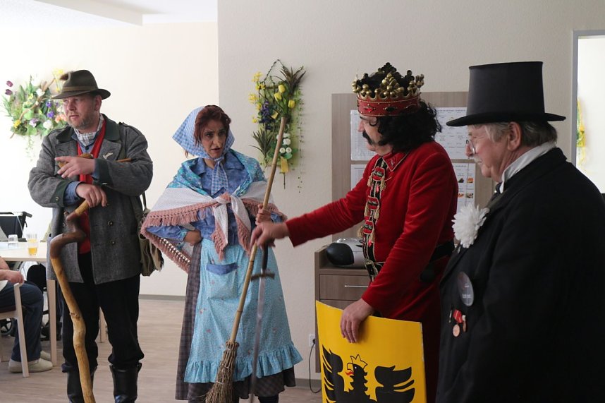 Der Roland und seine Konfifchen zu Gast im Rolandhaus