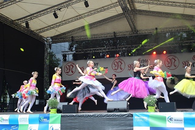 Das Tanzstudio Radeva gab auf dem Rolandsfest die Highlights ihres Repertoires zum Besten