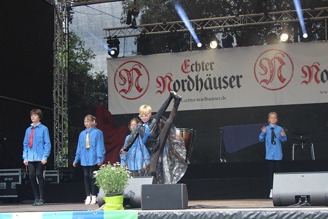 Das Tanzstudio Radeva gab auf dem Rolandsfest die Highlights ihres Repertoires zum Besten