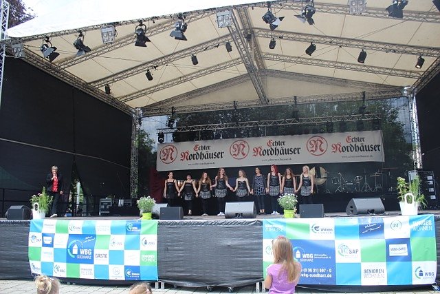 Das Tanzstudio Radeva gab auf dem Rolandsfest die Highlights ihres Repertoires zum Besten