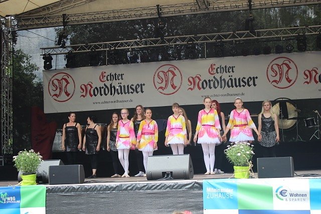 Das Tanzstudio Radeva gab auf dem Rolandsfest die Highlights ihres Repertoires zum Besten